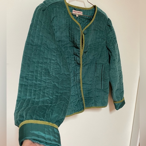 NWOT Free People We The Free Natalia Velvet Jacket Size Medium - Picture 5 of 16